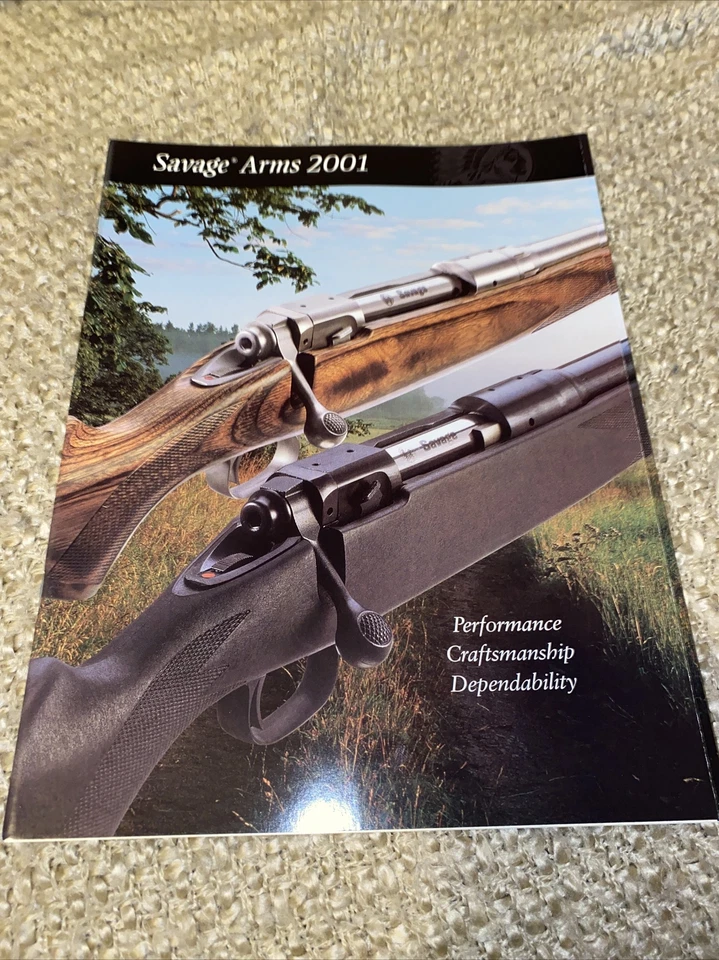 2001 Savage Arms Catalog Rifle Shotgun STRIKERS Accessories - Image 2 of 4