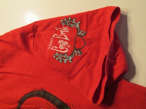 CORPSE BRIDE T-Shirt Tee Children Kid Unisex Size Small Red Heart Tim Burton - Picture 4 of 9