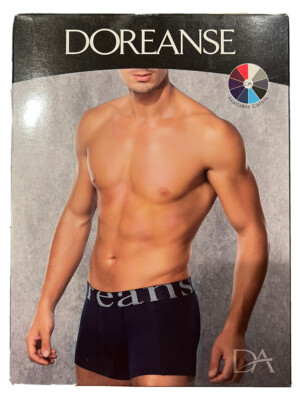 Mens Boxer Briefs Doreanse Claret Red Mens Underwear NEW 2023 Size M