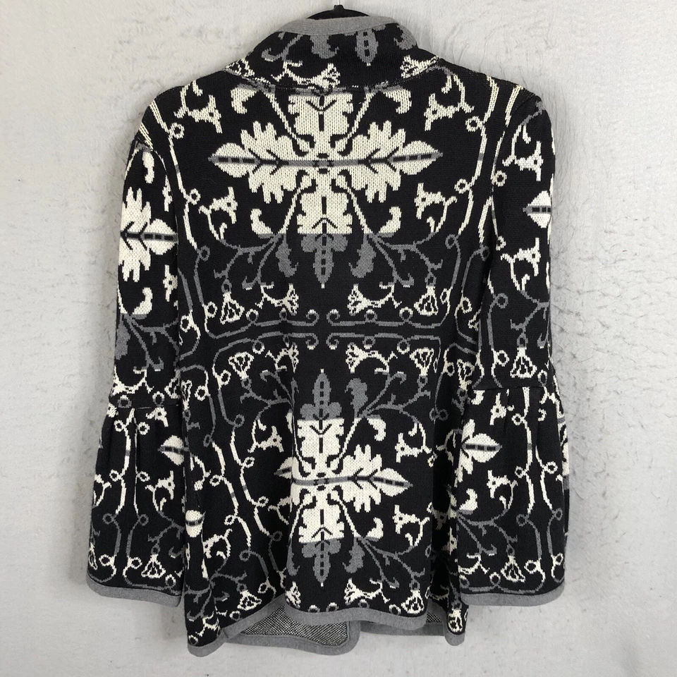 Suéter Harolds Vintage Mujer Extra Pequeño Negro Blanco Preppy Ecuestre Retro Foto 3 de 4