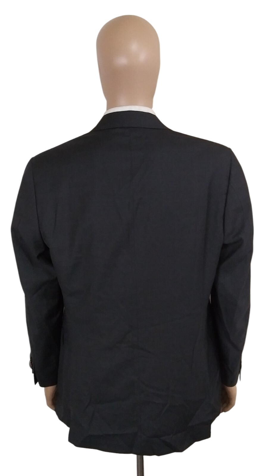 Canali Two Button Solid Gray Twill 100% Wool Suit… - image 5