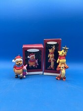 Hallmark Keepsake Winnie the Pooh/Tigger  Pooh/Piglet Christmas Ornament