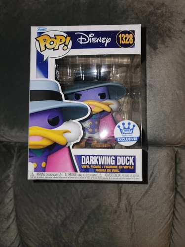 Funko Pop! Disney: DARKWING DUCK #1328 EBAY & Funko Shop Exclusive w/ Protector