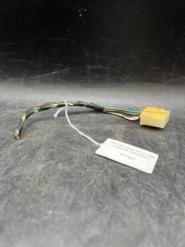 1982-1993 Toyota Celica GT-S OEM Rear Tail Light Reverse Pigtail Wiring Harness - Image 3 of 4