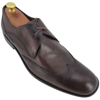 John Varvatos Brown Wingtips (Size 9) John Varvatos Whiskey Brown Wingtip Mens Leather Dress Shoe  main image 3