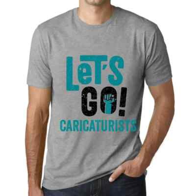Herren Grafik T-Shirt Auf geht's Karikaturisten   Let's Go Caricaturists