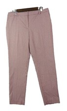 Tommy Hilfiger Plaid Print Casual Dressy Womens Pants Sz 10 Party Business Golf