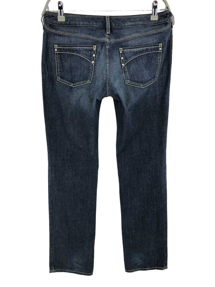 Jean Diesel Femme Droit Gris Taille 40 FR (30 US) - Long 34 - Occasion TB