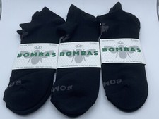 Bombas Men's Ankle Socks Lot Of 3 Black Size XL 13.5-16 Ankle New