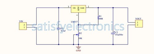 1/2/5/10PCS DC Linear Converter Buck Step Down LM317 Low Ripple Power Supply - Afbeelding 7 van 24