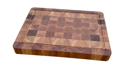 Premium Oak End Grain Butcher Block Cutting Board 39x29x3.5 cm – Handmade in UK - Picture 3 of 4