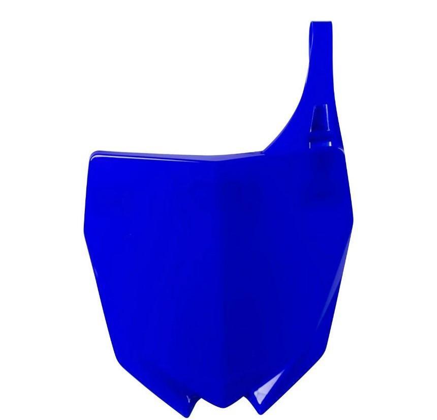 Plaque numéro Polisport haute résistance pour Yamaha YZ 125-250 bleue 2015-2021
