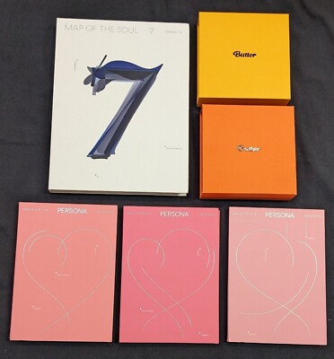 BTS: Map of the Soul 7, Persona V2, V3, V4, & Butter Peaches & Cream