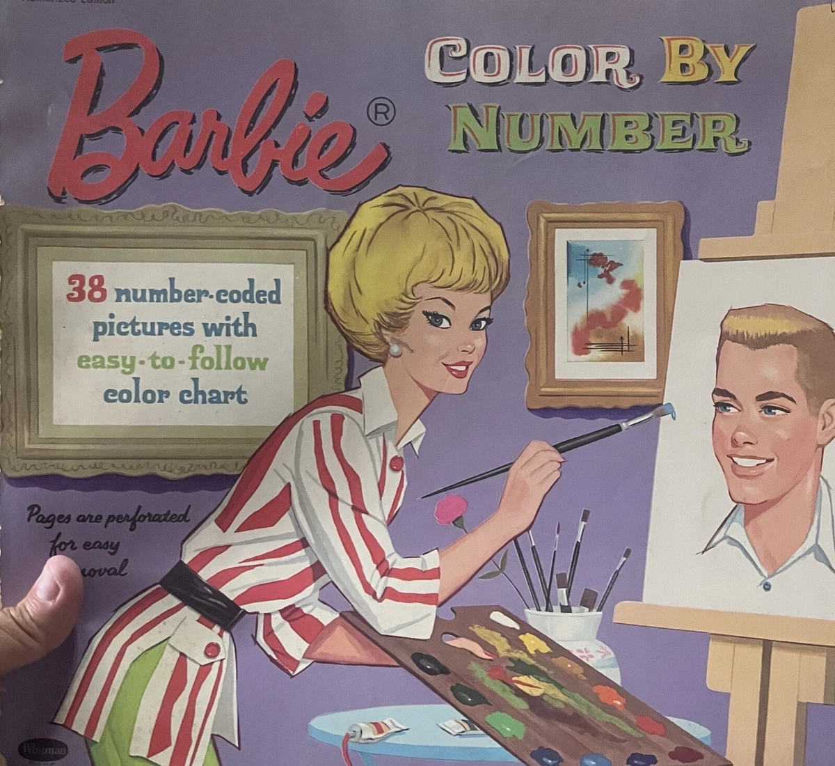 Vintage Barbie Coloring Book 1962