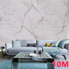 10M Marble Effect Self-adhesive Wallpaper for Kitchen Countertop Door Table DIY