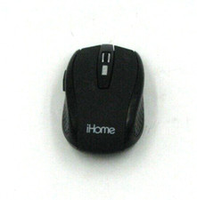 iHome Wireless Black Mouse Model iH-M3808