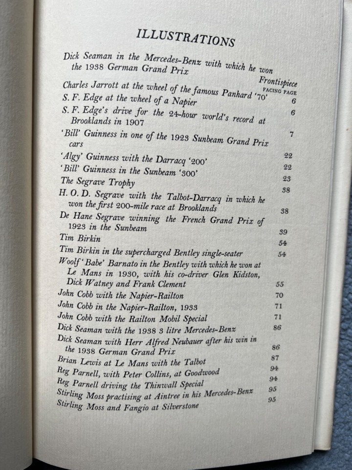 Great British Drivers BIRKIN SEGRAVE BENTLEY DAVIS BOOK Car VSCC TT