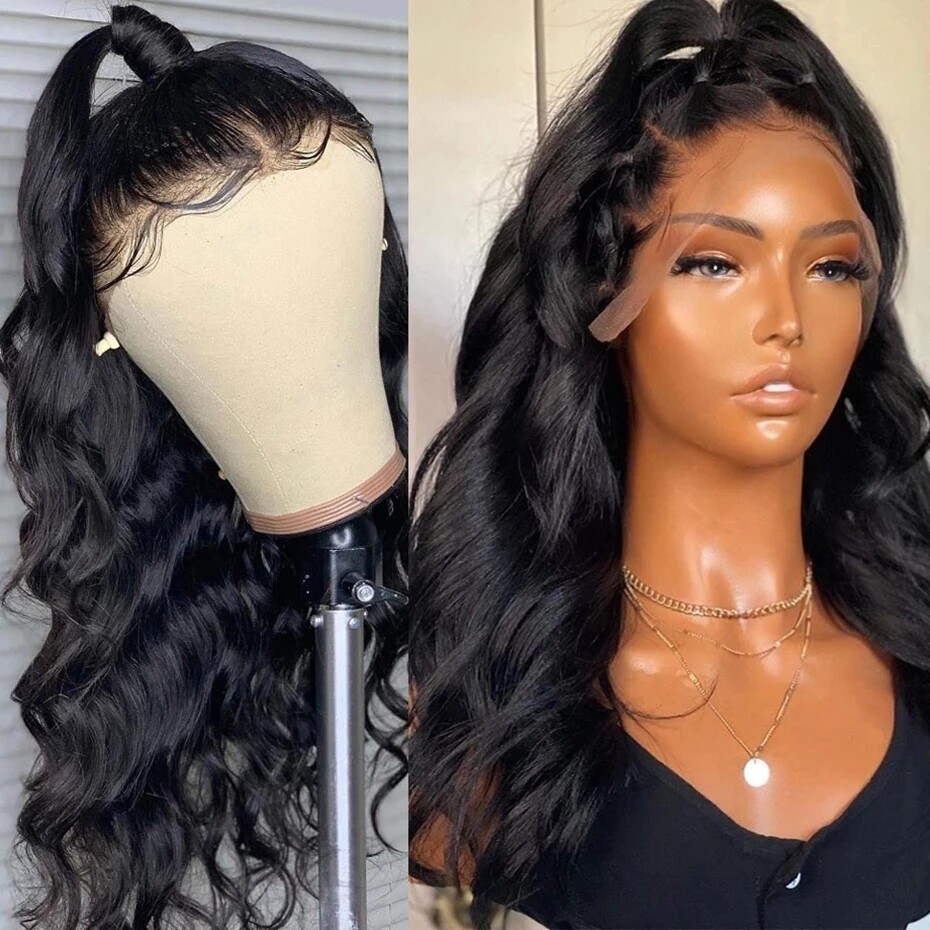 New Brazilian Body Wave Full Lace Wig 20” Amazon.com : 20 inch Lace Front Wigs Human Hair Body Wave  main image 3