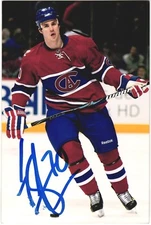 Greg Stewart Autographed 4x6 Color Photo Montreal Canadiens #70 Throwback Smudge