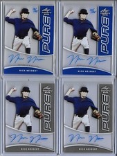 2015 Leaf Trinity NICK NEIDERT PURE Glass Blue Auto RC 17/25 Mariners