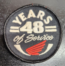 Vintage Honda 48 Years of Service Sew-On Patch - 2.5 Inches
