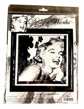 Needlecraft Kit Design Works 18-Count Cross Stitch STARLET Marilyn Monroe