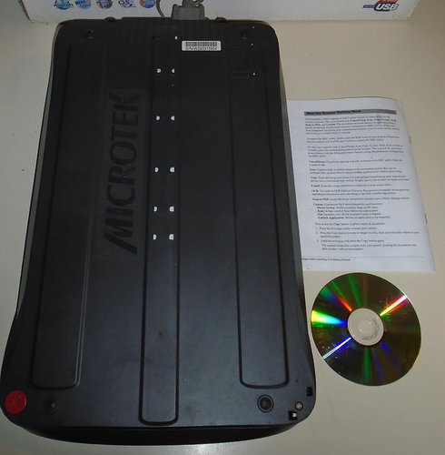 Microtek Scanmaker 5900 Flatbed Scanner & Original Box & Free disc! UNTESTED - Bild 3 von 6