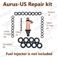 X8 Injector Repair Kits For 1998-2010 Lexus Gs400 Gs430 Ls400 Ls430 Sc400 Sc430