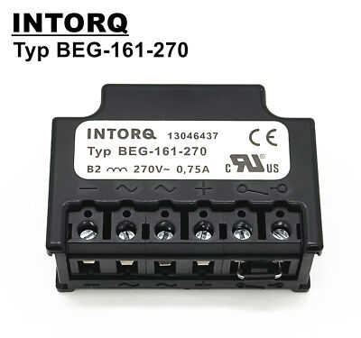 INTORQ Typ BEG-161-270 13046437 B2 270V~ 0,75A Motor brake rectifier module