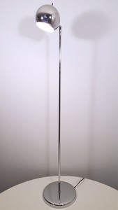 chrome eyeball floor lamp