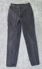 Vintage Gap Jeans Womens Faded Black Classic Fit Slim Fit Made In USA Size 4