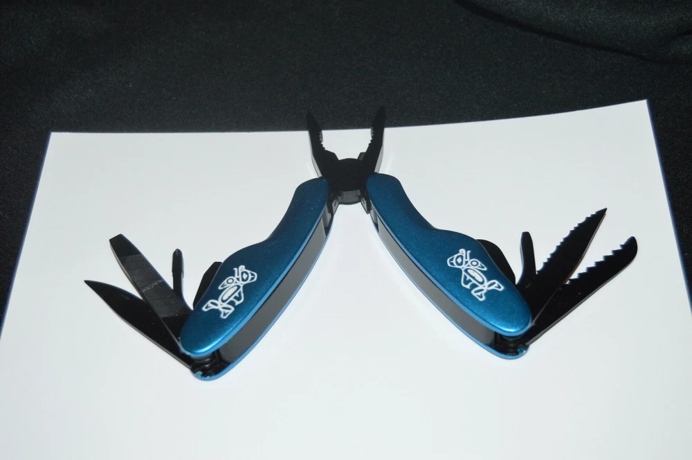 Multi-Tool Kit All Purpose Multi Tool ~ Color: BLUE & SILVER ~ 9 things