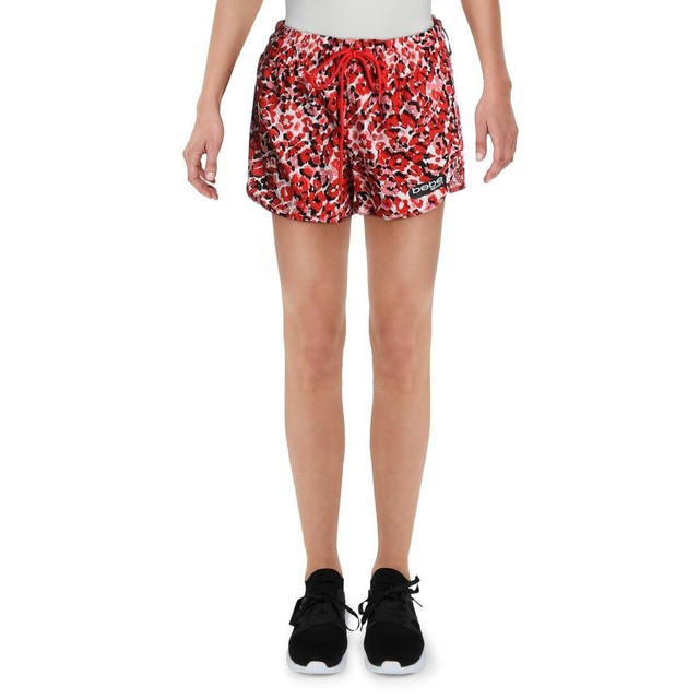 Bebe Sport Womens Red Fitness Yoga Running Shorts Athletic M Bhfo 8435 For Sale Online Ebay