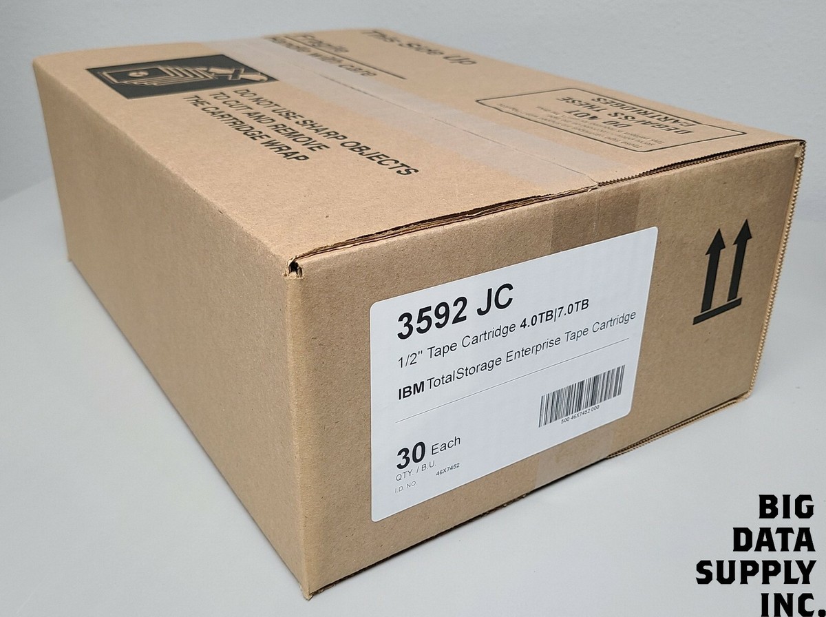 IBM 3592JC Data Cartridge 4tb Native / 12TB Compressed Part/N  