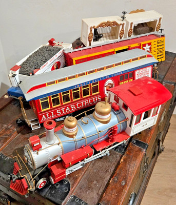 Bachmann 90020 Emmett Kelly Jr Circus G Gauge Steam Train Set NO BOX