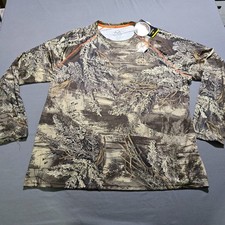 New Realtree Long Sleeve Shirt Mens 3XL Camo MAX-1 XT No Fly Zone Performance