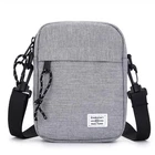 Men's Messenger Bag Oxford Fabric Shoulder Bag 19*13.5*4.5 cm Grey