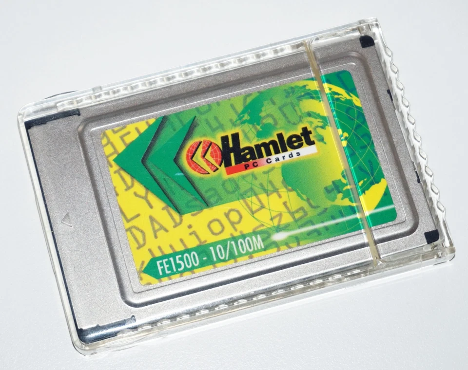 🔥🔥🔥 Scheda di rete PCMCIA Hamlet PC Cards FE1500 10/100 + Regalo XUSB2CB! - Bild 2 von 4