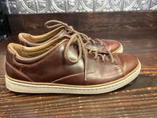 CLARKS BROWN LEATHER 1825 SHOES MEN'S SIZE US 9.5