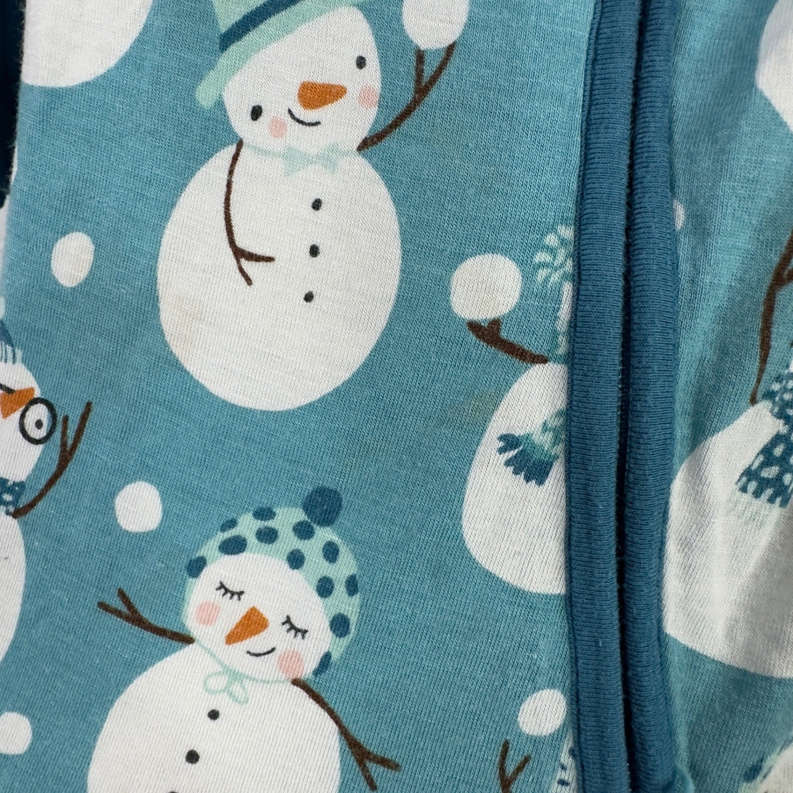 Little Sleepies 2PC Pajama Bundle 12-18M Bamboo Birthday Animal Panda Snowman