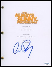 Charlie Day "It's Always Sunny in Philadelphia" SIGNED Pilot Episode Script ACOA