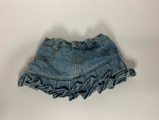 Build A Bear Ruffled Denim Jean Skirt Y2K