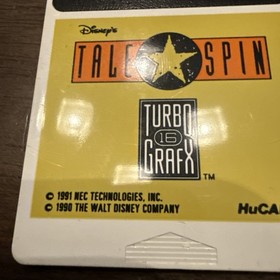 Disney's TaleSpin ☆☆ Authentic Complete (NEC TurboGrafx-16) game Talespin