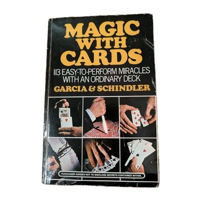 Magic With Cards 113 Easy-To-Perform Magical Tricks Garcia Schindler Paperback 