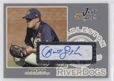 2005 Just Minors Just Auto Silver Auto 49/100 Brett Smith #59 Auto 0a3