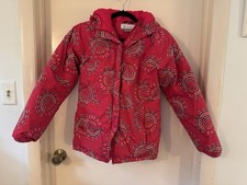 Columbia Girls L 14/16 Triple Run II Insulated Winter Ski Jacket Pink Hooded
