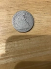 1855o Seated liberty half dollar