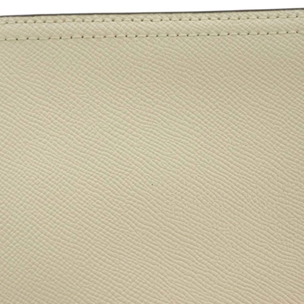 Coach Clutch Bag Second Python Pattern White Brow… - image 6