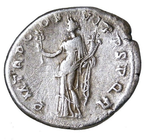 TRAJAN/FELICITAS w/Cornucopia, Caduceus, SPQR. Roman Empire Silver Denarius Coin - Picture 8 of 10