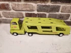 Vintage Tonka Pressed Steel Green Auto Transport Car Carrier Hauler Semi